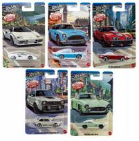 Žaislinių automobilių rinkinys Hot Wheels Silver Series Vintage Club, 5 vnt., HRT81