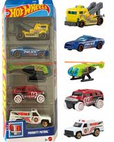 Žaislinių automobilių rinkinys Hot Wheels Priority Patrol, 5 vnt.