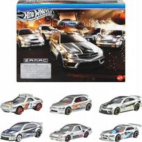 Automodelių rinkinys Mattel Cars, 6 vnt., ZAMAC, 1:64 mastelis, pilki, JBY80, kolekciniai