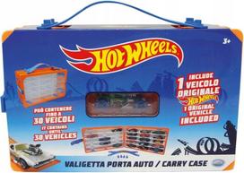 Automobilių dėklas Hot Wheels, sulankstomas organizatorius 30 modeliukų su automobiliu