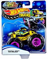 Žaislinis automobilis Hot Wheels Changes Color Monster Trucks TOTALED, keičiantis spalvą