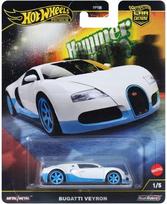 Kolekcinė mašinėlė HOT WHEELS Premium Bugatti Veyron Hammer Drop, 1/5, balta mėlyna