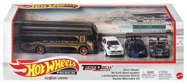 Automodelių rinkinys HOT WHEELS Premium Diorama Track Day Euro Hauler, 4 vnt.