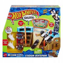 Pirštų riedlentė HOT WHEELS Stadium Skatepark su batais