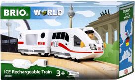 Elektrinis žaislinis traukinys Brio Trains of the World Ice, įkraunamas