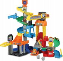 Konstruktorius VTech Tut Tut Mega statybų aikštelė, didelis trasos rinkinys