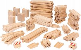Medinių bėgių rinkinys BRIO Ravensburger Deluxe