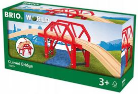 Geležinkelio tiltas BRIO World, 4 dalių, 33699