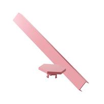 Apšvietimo detalės NANOLEAF Lines Skin Pink Matte 9 vnt.