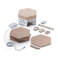 Išmaniosios LED šviesos plokštės NANOLEAF Elements Wood Look Hexagons (7 vnt.)
