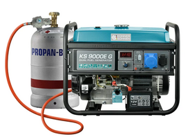 Generatorius KONNER & SOHNEN KS 9000E G 6000W benzinas/dujos
