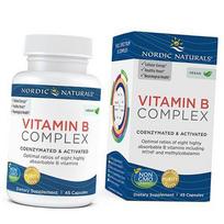 B grupės vitaminai, vitaminų B kompleksas, Nordic Naturals 45 kaps (36352032) 45caps