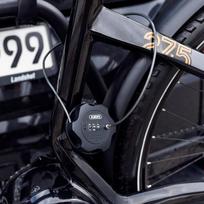 Abus Combiflex Adventure trosinė spyna – spyna slidėms, vežimėliams, elektriniams paspirtukams ir paspirtukams apsaugoti – 75 cm plieninis trosas – su kombinuotu kodu – juoda