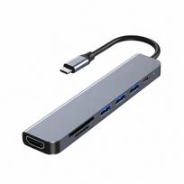 USB-C į HDMI stotelė su 7 funkcijomis, 100 W, 1 vnt., Variantas 1