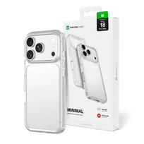 AmazingThing Minimal apsauginis dėklas 3 objektyvams, skirtas iPhone 18 Pro Max – Skaidrus