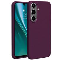Etteri silikoninis Mag dėklas, skirtas Samsung Galaxy S25, tamsios vyšninės spalvos