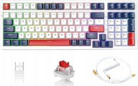 Belaidė mechaninė klaviatūra ATTACK SHARK K98 RGB, BT5.0, 2.4G