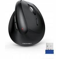 Belaidė vertikali ergonominė pelė TECKNET Mini