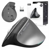 Belaidė ergonomiška vertikali pelė Hama EWM-700 R su USB, Bluetooth ir RGB apšvietimu