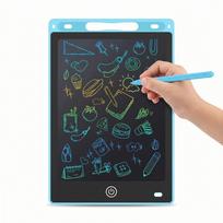 LCD rašymo planšetė vaikams, 8,5 colio, spalvotas ekranas, rašiklis, su baterija