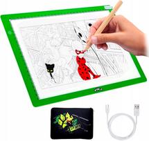 Piešimo lenta A4 LED su Miraculous Ladybug motyvu