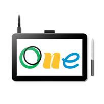 Piešimo planšetė su ekranu Wacom One 12