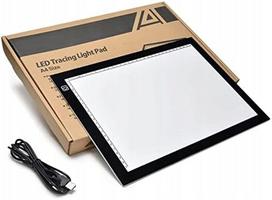 Piešimo planšetė A4 dydžio, LED apšvietimas, prijungimas per USB