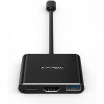Adapteris XPPen USB-C į HDMI, USB 3.0, DeX, PD, telefonams ir nešiojamiesiems kompiuteriams