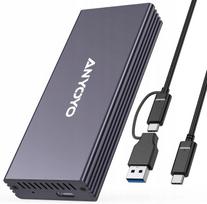 SSD dėklas USB-C 3.2, tinkantis MacBook Pro 12+16 PIN SSD, nešiojamas