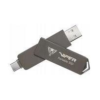 Išorinis SSD diskas Patriot PVP30 Duo Compact 2TB, USB 3.2, USB-C, 1000MB/s