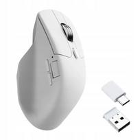Belaidė pelė Keychron M6, balta, tylus veikimas, PixArt 3395