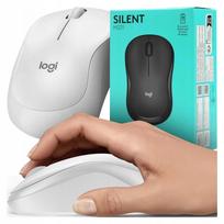 Belaidė pelė Logitech M221, 1000 DPI, tyli, balta, nano USB