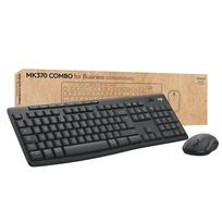 Belaidė klaviatūros ir pelės rinkinys Logitech MK370, QWERTY, grafito spalvos, Bluetooth, USB