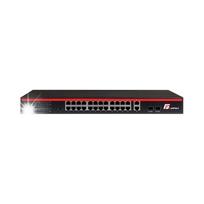 Tinklo komutatorius Getfort, 24x PoE, 2x GE, 2x SFP, 250W