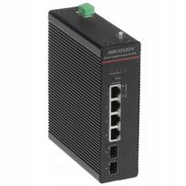 Pramoninis valdomas POE jungiklis DS-3T1506HP-SI-4P2F, 4 prievadai, be maitinimo bloko