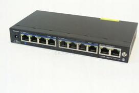 Tinklo jungiklis VONT-SP1008/2, 8 PoE/PoE+ Fast Ethernet prievadai, 2 papildomi prievadai