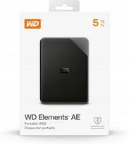 Išorinis kietasis diskas 2.5" WD Elements AE 5TB (WDBEBA0050BBK), USB