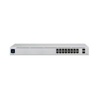 Komutatorius Ubiquiti UniFi Standard 16 PoE, 18 PoE prievadų (8 PoE+), 2 vnt., valdomas, gigabitinis