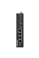 Komutatorius POE Hikvision DS-3T0506HP-E/HS, 4 SFP prievadai