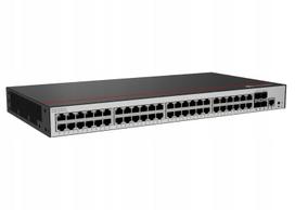 Tinklo jungiklis S5735R-L48LP4S-A-V2, 48x1GE RJ45 (PoE+ 380W), 4x1G SFP, integruotas AC maitinimo šaltinis, L3