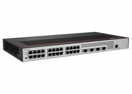 Komutatorius S5735R-L24T4X-QA-V2, 24x1GE RJ45, 4x10G SFP+, įmontuotas AC maitinimas, aušinimas