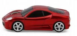 Belaidė optinė pelė „Ferrari“ sportinio automobilio formos, dovana tėčiui