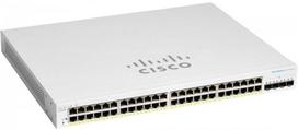 Tinklo jungiklis Cisco CBS220-48FP-4X-EU, 48xGE PoE+, 4x10G SFP+, valdomas