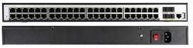 Tinklo jungiklis BCS-SP48G-4SFP-M, 48 PoE prievadai, 500 W, 4 SFP, valdomas, gigabitinis