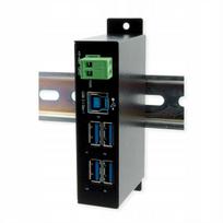 USB šakotuvas EXSYS EX-1504HMS, 4 jungtys, metalinis, 3.2 Gen1, EDS 15KV