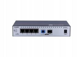 Tinklo jungiklis S5731-L4P2S-RUA, 4x1GE RJ45 (PoE++ 77W), 1x1G SFP, 1x1G SC TX1310/RX1490, PSU