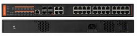 Valdomas PoE komutatorius BCS-SP24G04G-4SFP-M, 24 prievadai, 400 W, SFP, RJ45, gigabitinis