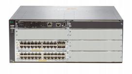 Tinklo komutatorius HPE Aruba 5406R, 44 PoE+ RJ45 ir 4 SFP+ lizdai, be maitinimo bloko, v3 zl2