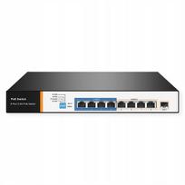 2.5Gb/s PoE+ tinklo jungiklis, 8 prievadai, SFP+ uplink