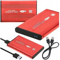 Išorinis kietasis diskas Western Digital 1000GB, 2.5", raudonas, USB